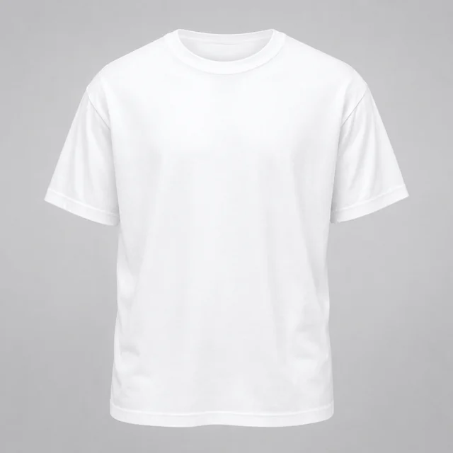 White T-shirt template
